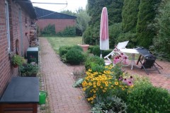 Terrasse der Ferienwohnung